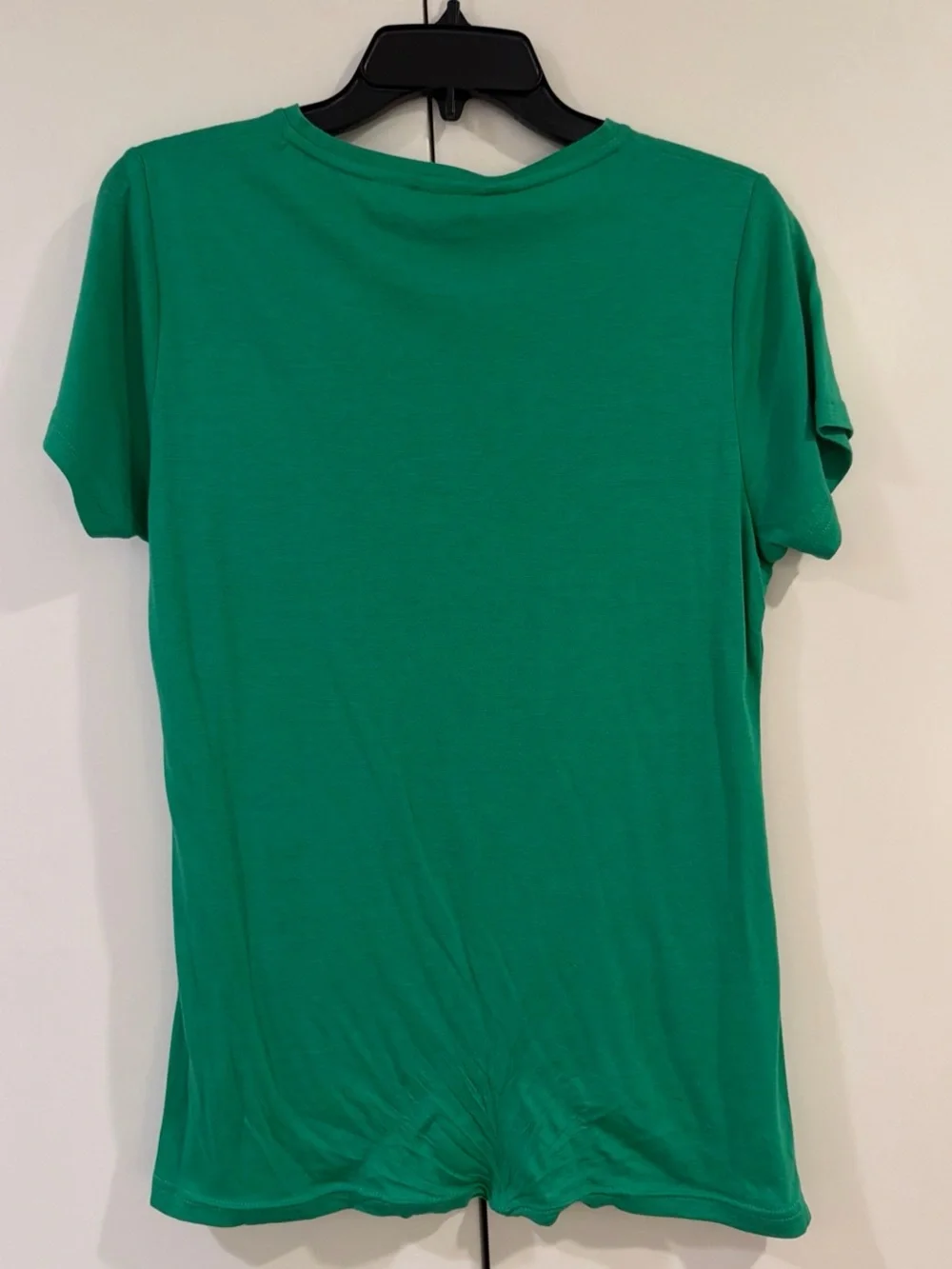Tory Burch Emerald Tee with Blue Logo